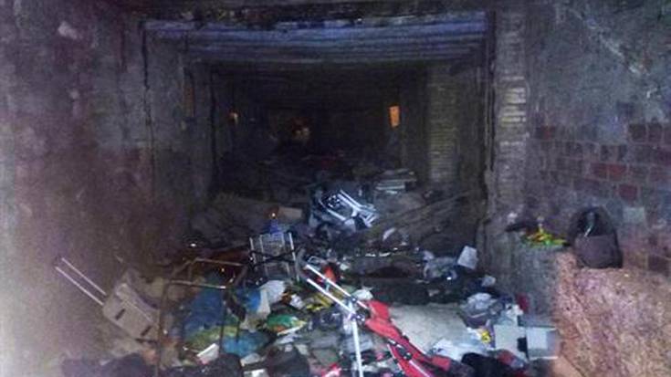 19 urteko gazte bat zauritu da Tuteran, abandonatutako nabe batean piztutako sutean