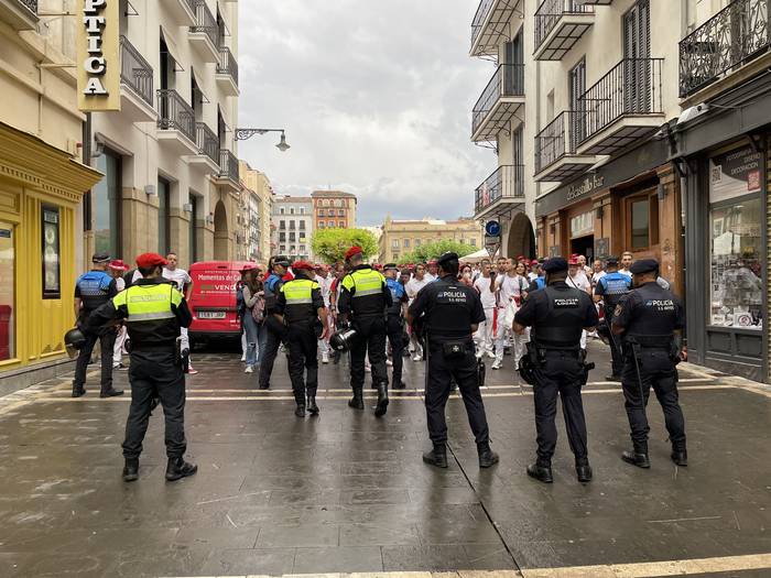 2.700 poliziatik gora izanen dira Iruñeko kaleetan