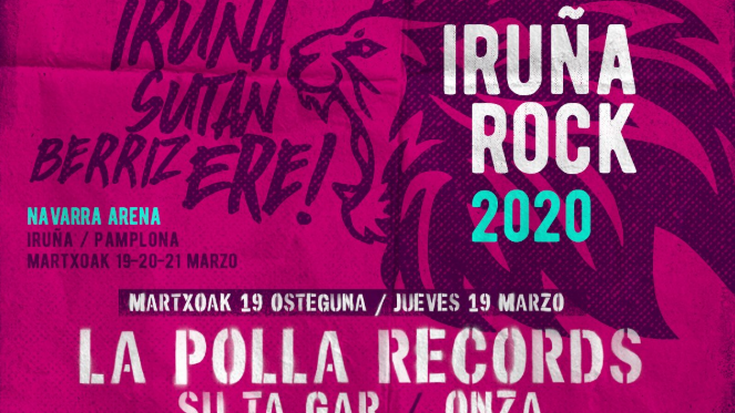 La Polla Records izango da Iruña Rock jaialdiko kartel burua