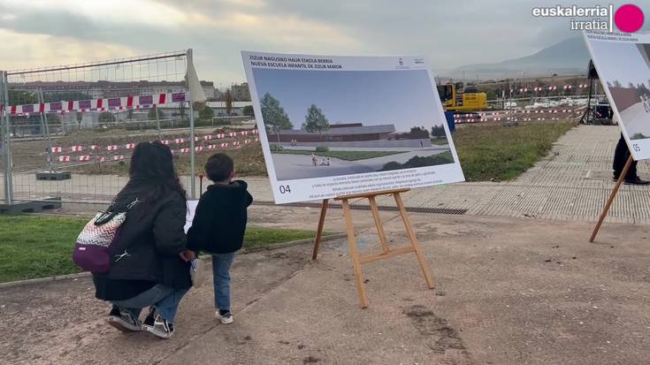 Sarastigorri izeneko haur eskolaren lehen harria jarri dute gaur Zizur Nagusian