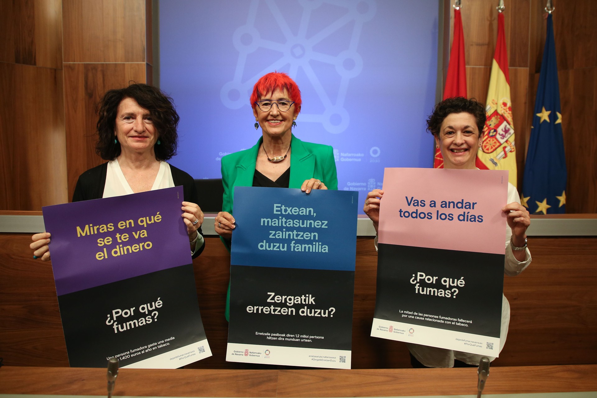 Nafarroa ospitale eta eskolen inguruan erretzea debekatzea aztertzen ari da