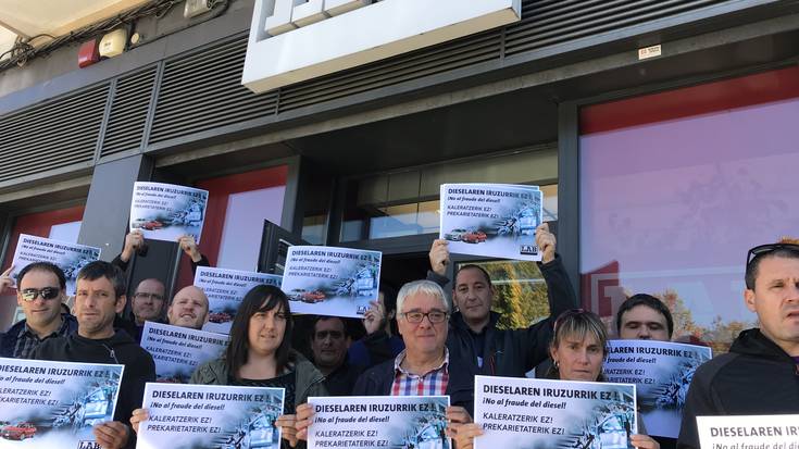 Dieselaren krisiaren aitzakia erabilita langileen kontrako murrizketak salatu ditu LAB sindikatuak