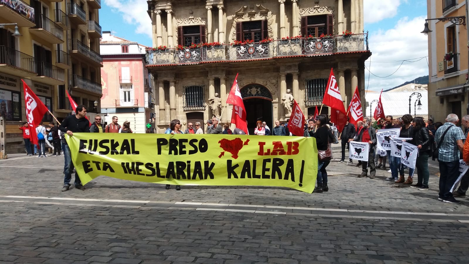 Presoen auzian aurrera egiteko langileen aktibazioa "ezinbestekoa" dela aldarrikatu du LABek