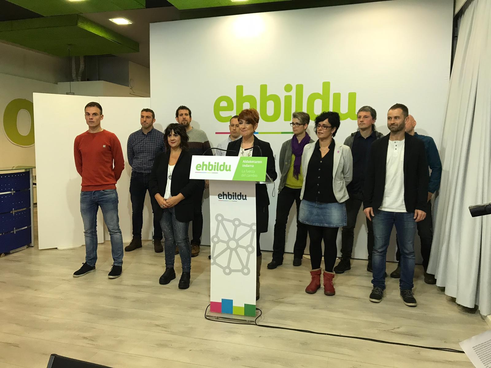 Aldaketan sakontzeko asmoarekin udal hautagaitzak aurkeztu ditu EH Bilduk