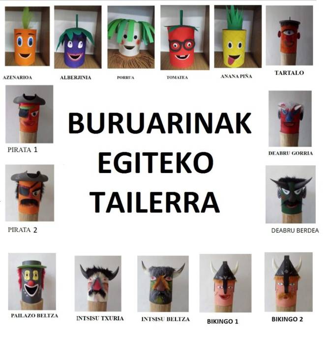 Buruarinak egiteko tailerra