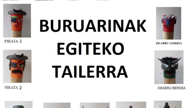 Buruarinak egiteko tailerra