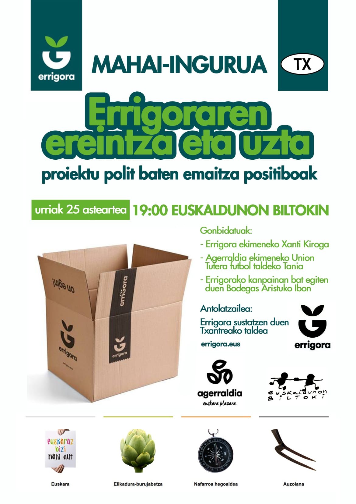 Gaur 'Irrintzi Plaza' zuzenean, Biltokitik