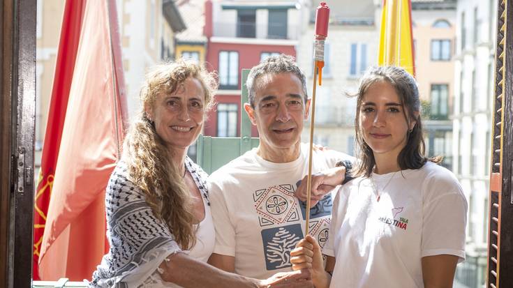 Eduardo Ibero (Yala Nafarroa): “Eskerrak eman nahi dizkiogu Iruñeko jendeari, beraien bultzadarekin heldu gara txupinazoa botatzera”