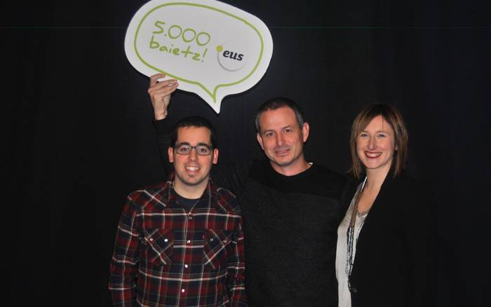 Gero eta erabiltzaile gehiago ditu '.eus' domeinuak