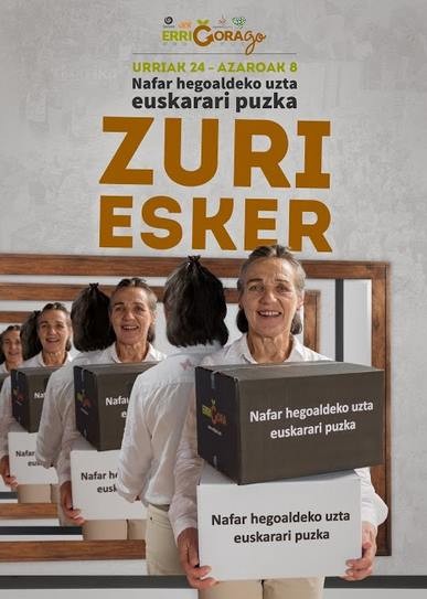 Euskararen aldeko Errigoraren kanpaina berria.