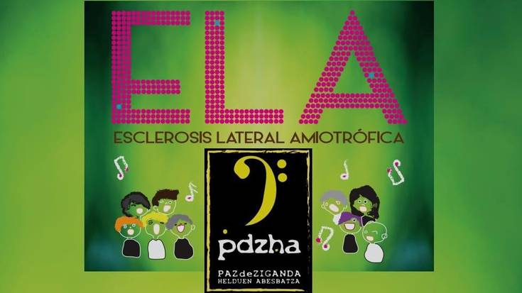 Paz de Ziganda Helduen Abesbatzak Alboko Esklerosi Amiotrofikoaren aldeko kontzertua eskainiko du