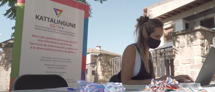 400 pertsonak parte hartu dute Nafarroa Erdialdean LGTBI+ aniztasuna ikusarazteko lehen programan