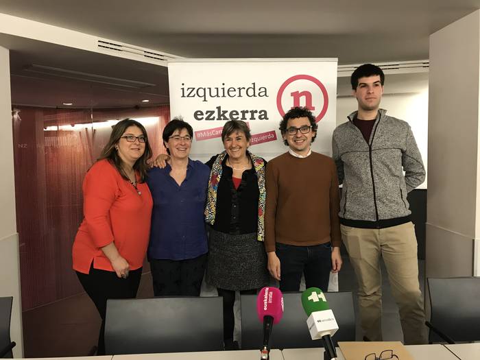 Aldaketa ezkerrik indartzeko aurkeztuko da Izquierda-Ezkerra hauteskundeetara