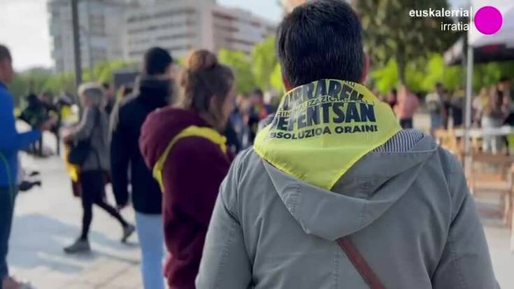 Elkartasunak ez du etenik Aroztegikoen epaiketaren bigarren egunean