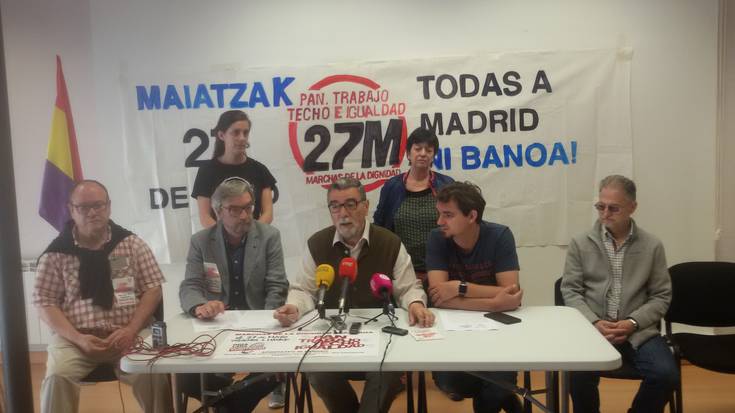 "Duintasunez" bete nahi dute martxek Madril maiatzaren 27an