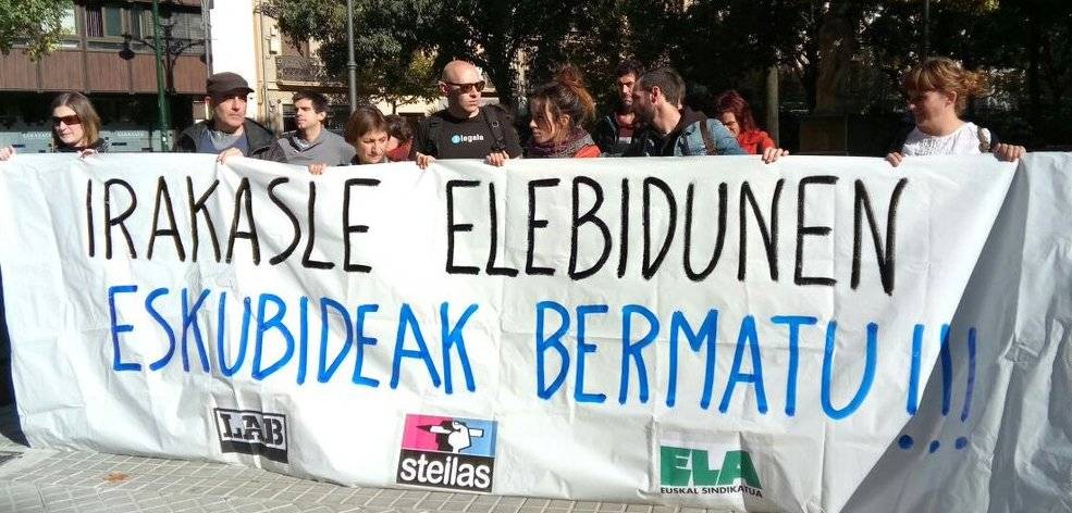 Zerrenda bakarraren aldeko manifestazioa, abenduaren 16an