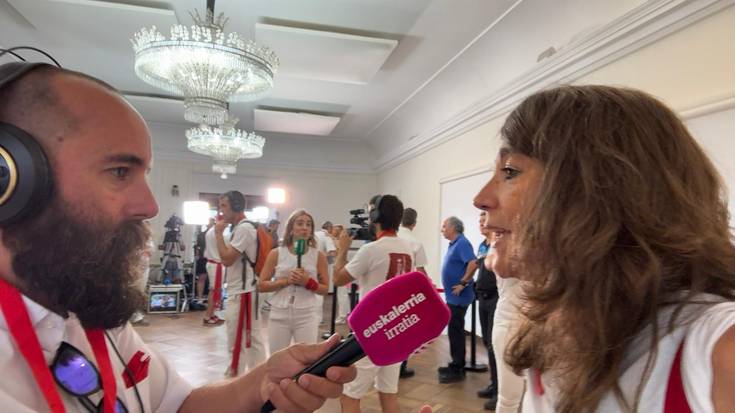 Maider Beloki (Kultur zinegotzia): "Iruindarrek erabaki dute txupinazoa Palestinan gertatzen dena salatzeko izatea"