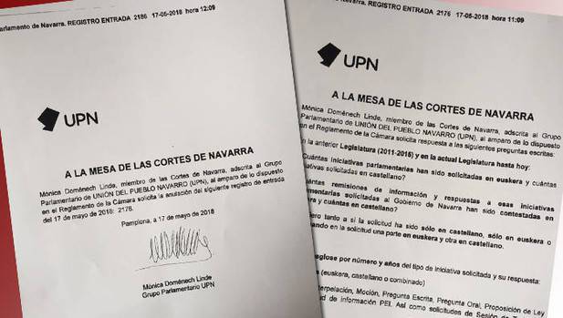 UPNren obsesioa euskararekiko: zenbat galdera planteatu dira parlamentuan euskaraz?