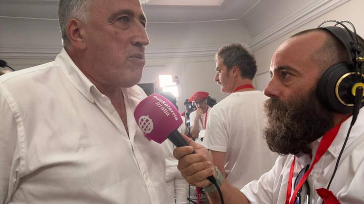Joseba Asiron: "Harro nago Iruñearentzat unerik goxoenean elkartasuna nagusituko delako"