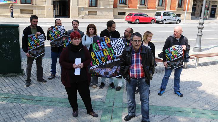 Gehiengo sindikalak bat egin du Kontseiluak euskararen alde antolatutako manifestazioarekin