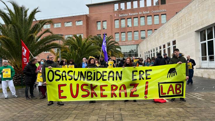 Osasunbidean euskaraz aritzeko eskubidea aldarrikatu du LABek