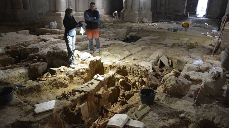 Iratxeko Monasterioko indusketa arkeologikoak amaitu dituzte