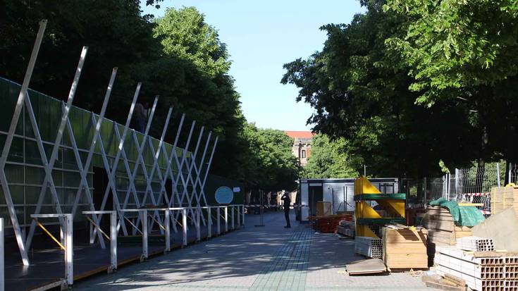 Bihar, larunbata, zabalduko dute Sarasate pasealekuko tonbola