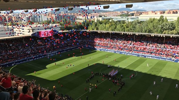 Telebista eskubideen etekinak eskatu ditu Nafarroako Gobernuak Osasuna taldearen futbol zelai berriari abala emateko