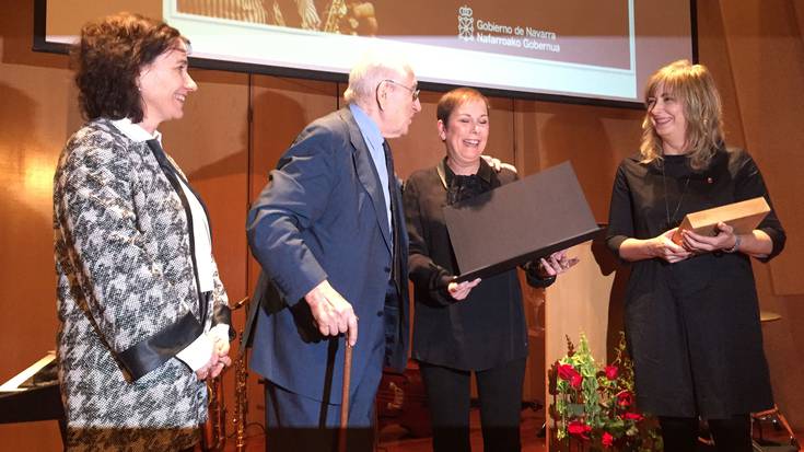 Pedro Iturralde saxofoi-jotzaile eta konpositoreak 'Francisco de Javier' saria hartu du