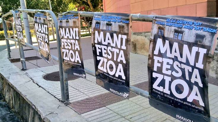 Maravillas gaztetxearen aldeko manifestazioa deitu dute urtarrilaren 19rako