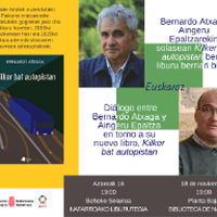 BERNARDO ATXAGA AINGERU EPALTZAREKIN SOLASEAN