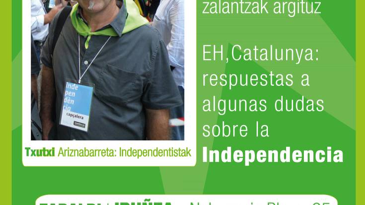 [Hitzaldia] Euskal Herria, Katalunia: independentziaren zalantzak argituz
