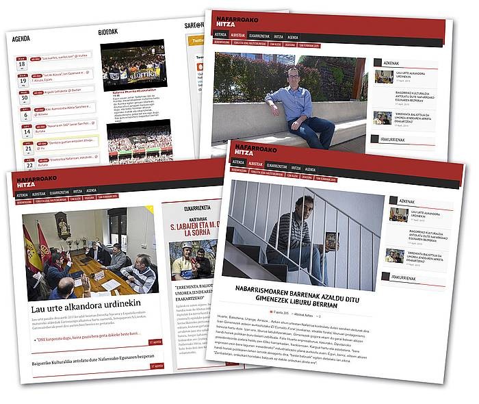 'Nafarroako Hitza'-k webgune berritua du