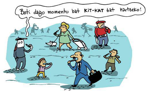 Euskal Herriak kit-kat bat behar du