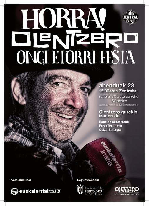 Zatoz Olentzerori ongi etorri festa egitera!