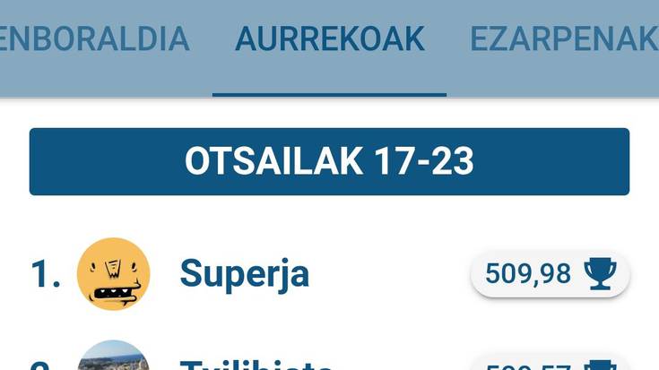 Superja-k irabazi du Egunean Behin jokoko Euskalerria Irratiko saria