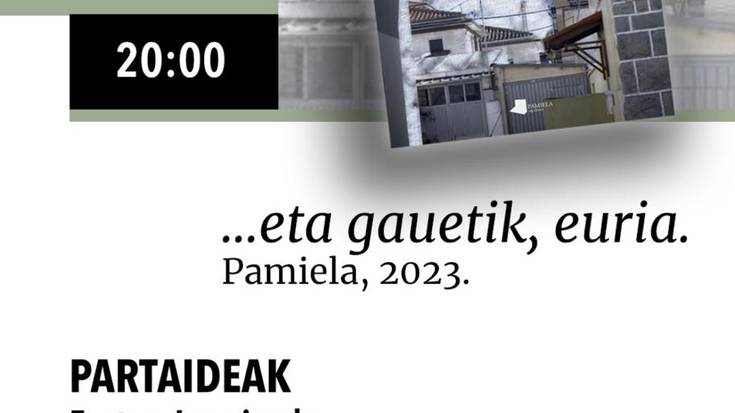 Liburu aurkezpen musikatua: '...eta gauetik, euria'