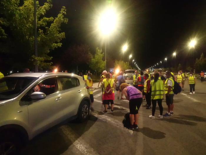 Iruñera heltzear dira Agoizko Siemens Gamesako langileak, euren lanpostuen defentsan