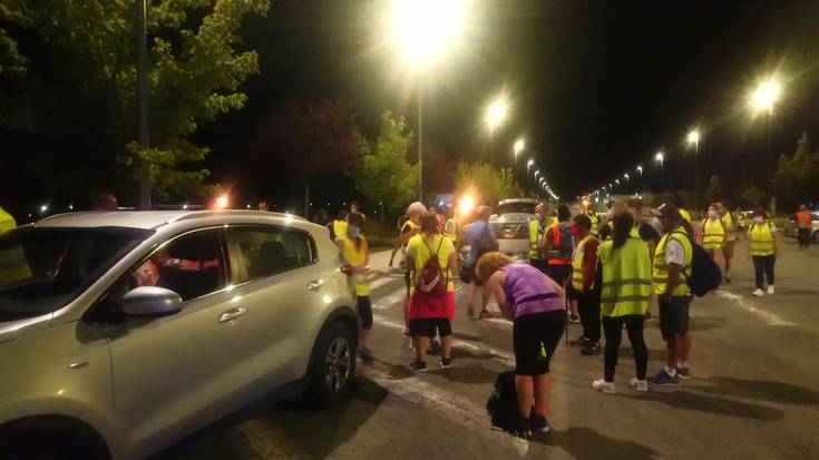 Iruñera heltzear dira Agoizko Siemens Gamesako langileak, euren lanpostuen defentsan