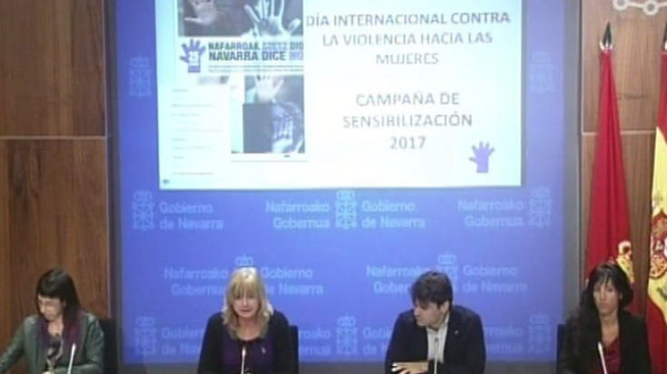 'Nafarroak ezetz dio' kanpaina bateratua emakumeenganako indarkeriaren kontra
