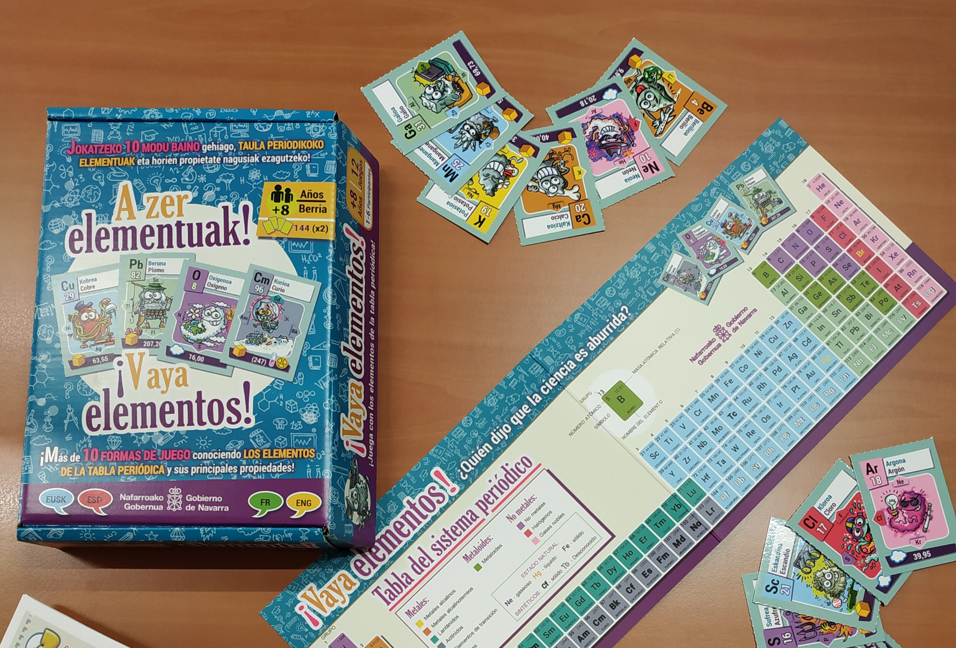 A zer elementuak!, zientzia-dibulgazioko joko berria taula periodikoko elementuak erakusteko