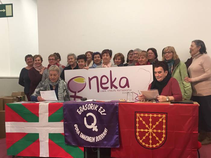 'Oneka', emakume pentsionisten eskubideak defendatzeko plataforma