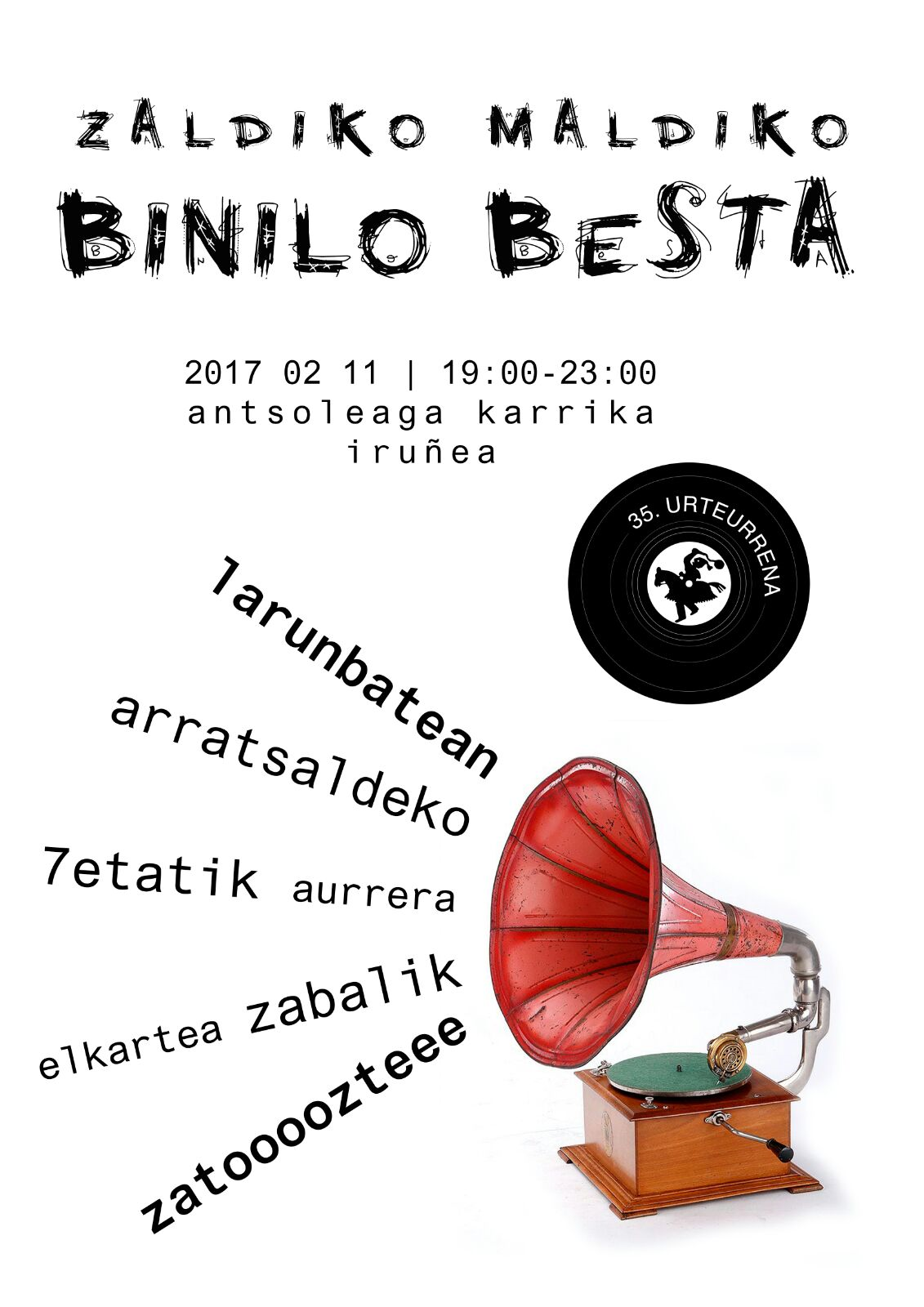 Binilo Besta Zaldiko Maldikon