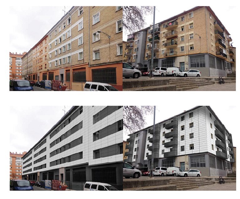 Sanduzelaiko 7 ataritan energia-eraginkortasuna hobetzeko proiektua aurkeztu du Iruñeko Udalak