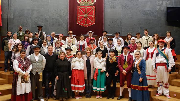 Nafarroako Dantzarien Biltzarra, parlamentuan
