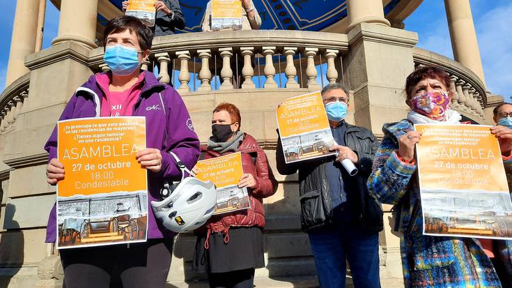 Adinekoen egoitzetako baldintzak salatzeko Zainduz plataforma sortu dute