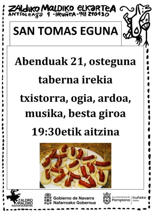 San Tomas eguna Zaldikon