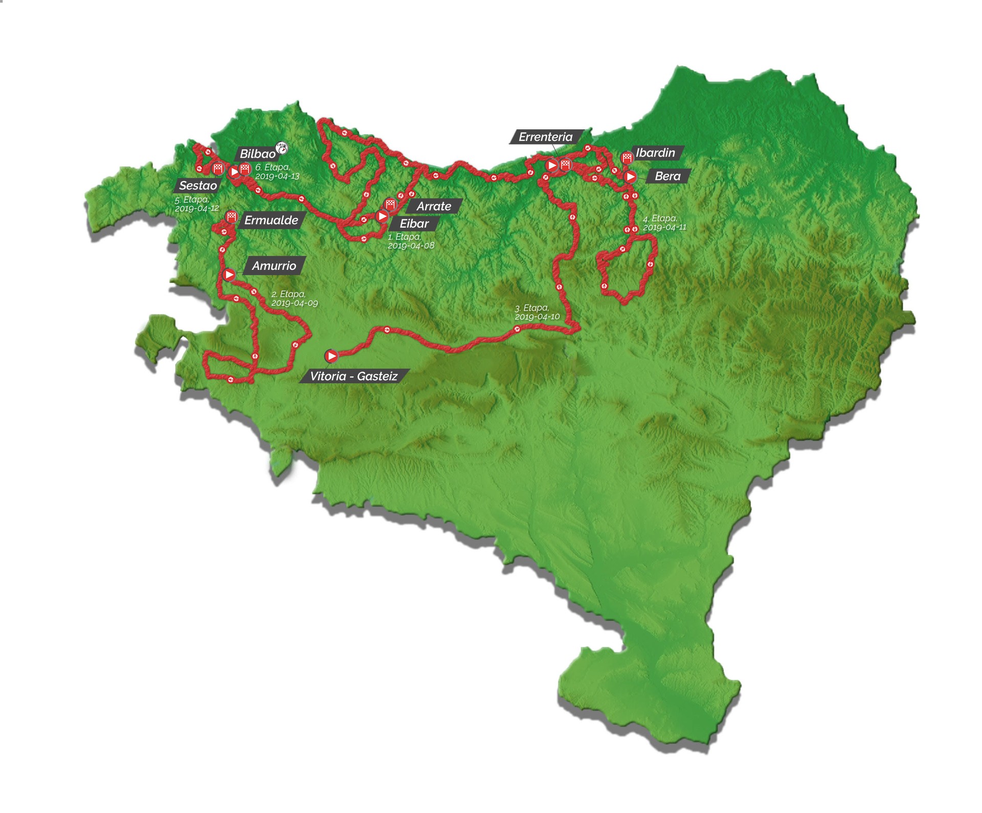 Nafarroatik igaroko da Euskal Herriko Itzulia, hirugarren eta laugarren egunean