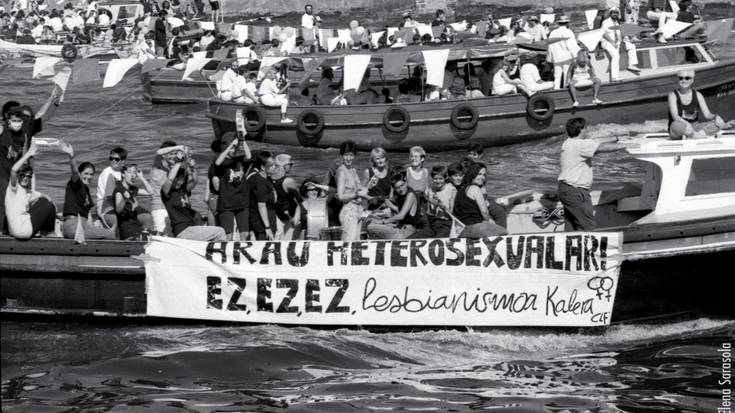 Elena Sarasola, manifestazioa eta bollerismoa kamara atzeko begiradatik