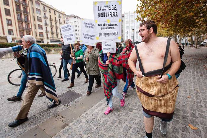 Txirotasun energetikoaren kontrako protesta, iruditan 
